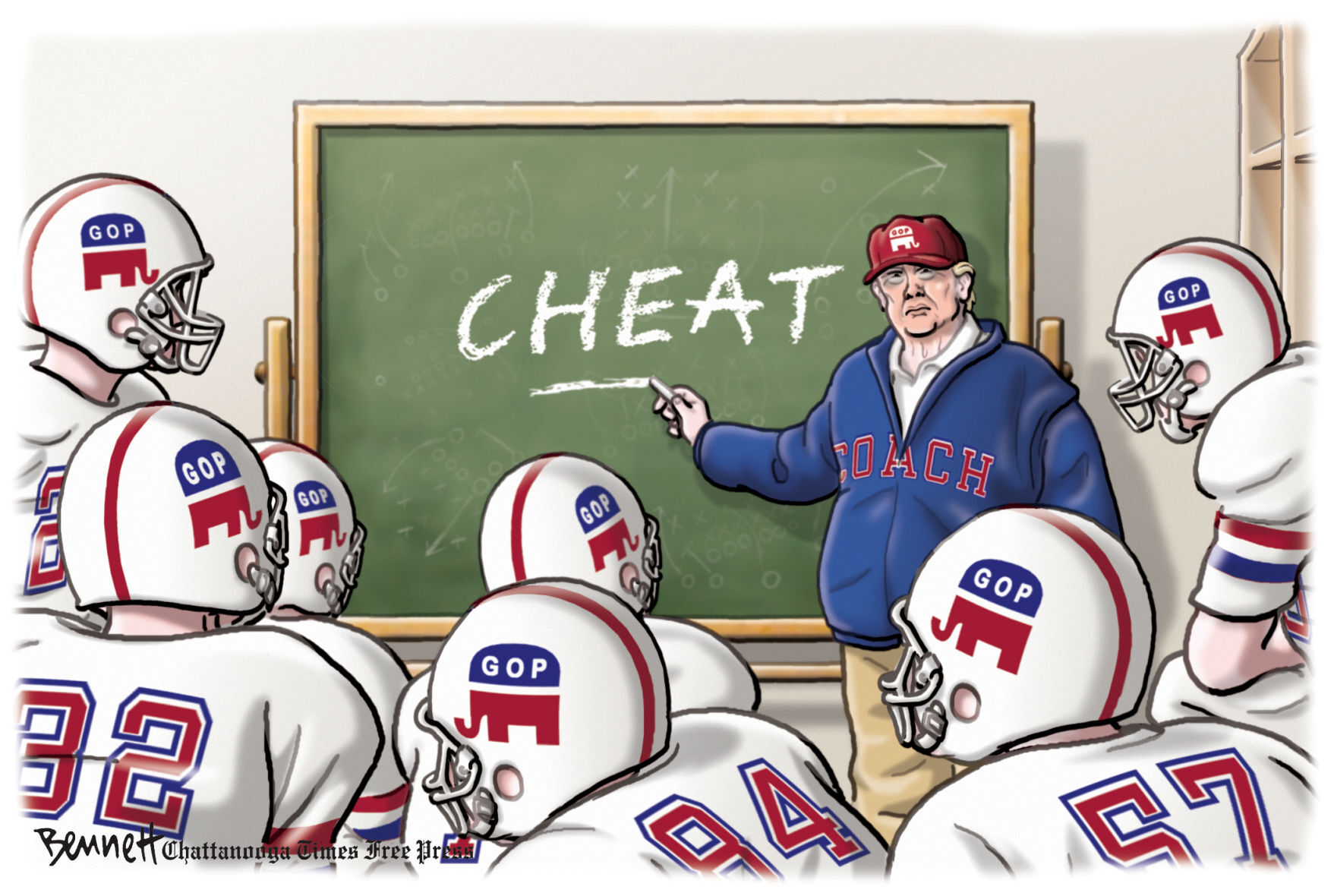 Clay Bennett editorial cartoon